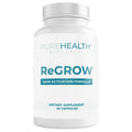 PUREHEALTH RESEARCH ReGrow - Suplemento Capilar con Biotina, Colágeno y Queratina - 60 Cápsulas