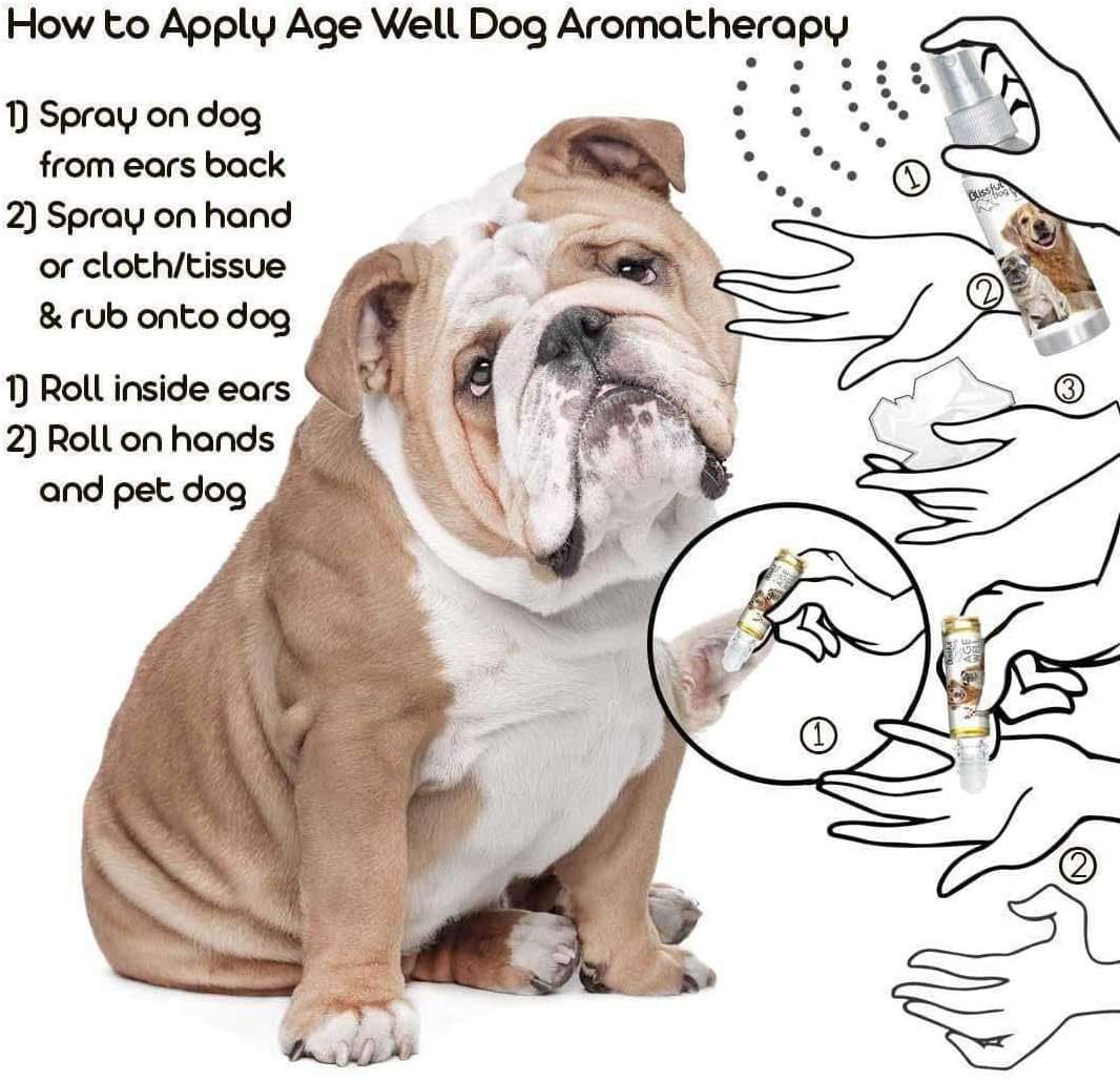 The Blissful Dog Age Well Spray de Aromaterapia para Perros - 80 ml