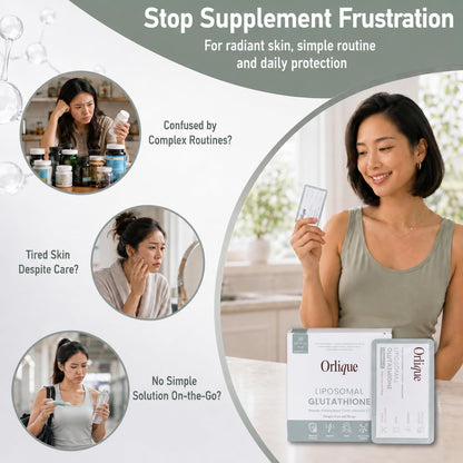 Orlique Liposomal Glutathione Supplement with Vitamin C | High-Potency Antioxidant for Immune Support, Cellular Protection, – Image 4