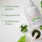 ULULIFE Ultimate Multivitamin: Vegano, Sin Hierro, 540 Cápsulas (Pack de 3)