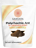 Samsara Herbs Polyrhachis Black Ant Extract Powder - 20:1 Concentrated Extract (4oz/114g)
