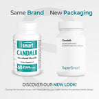 Supersmart Candalb - Probióticos y Prebióticos con Lactobacillus Acidophilus, Rhamnosus e Inulina - 60 Cápsulas