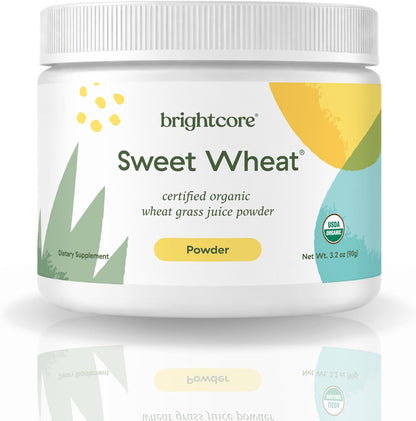 Brightcore Sweet Wheat - Polvo de jugo de – Hierro: contribuye a la reducción del cansancio y la fatiga, y al – Image 1