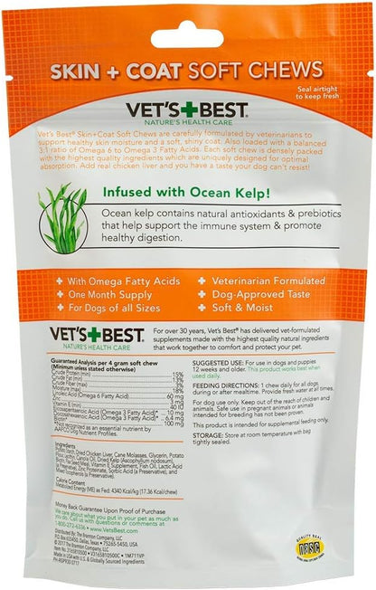 Vet's Best - Suplementos para la Piel y el – Ácidos grasos omega-6 y omega-3: La proporción 3:1 de omega-6 a – Image 3