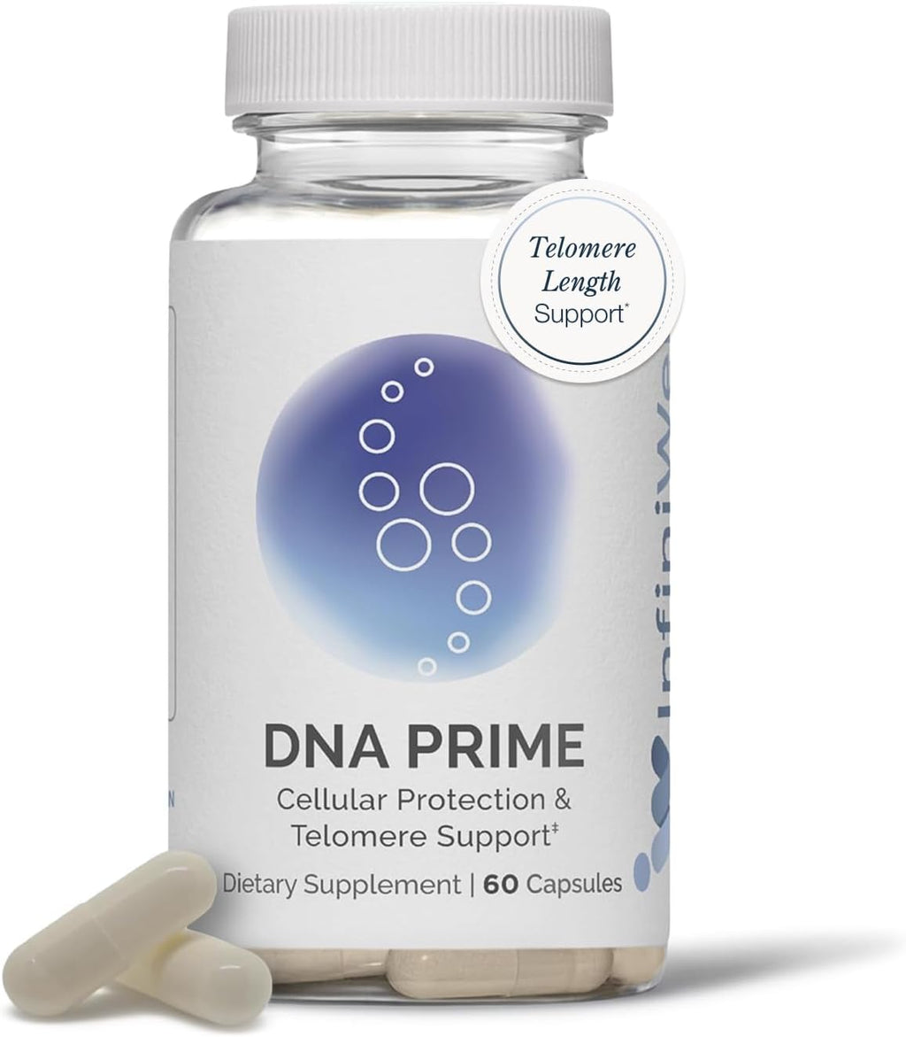 InfiniWell DNA Prime Advanced Telomere Supplements - 60 Cápsulas