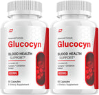 Glucocyn Cápsulas – Suplemento Avanzado de Glucosyn, Fórmula Natural para Mantener Niveles Saludables (2 Paquetes - 120 Cápsulas)