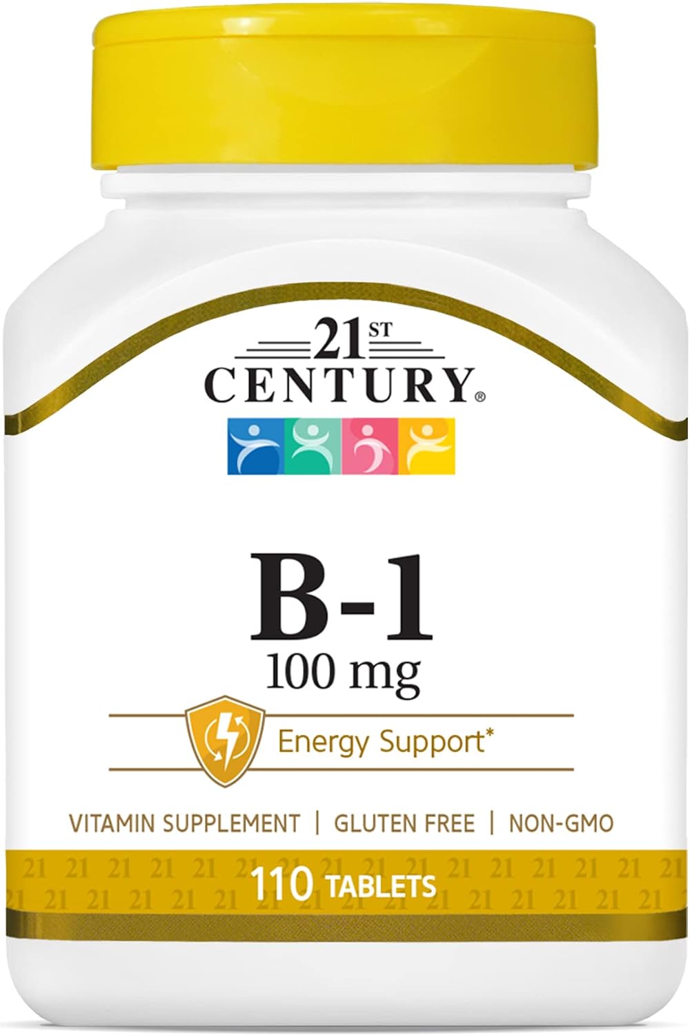 21st Century B-1 Tablets, 100 mg, 110 Comprimidos (Pack de 12)