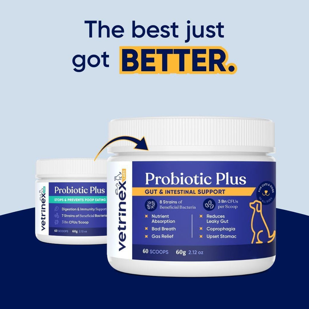 Vetrinex Labs Probiotic for Dogs - Coprophagia Aid - Powder for Dogs and Cats