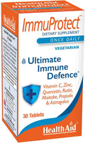 HealthAid ImmuProtect – Daily Immune Support with Vitamin C, Zinc, Quercetin and Propolis (30 Tablets)