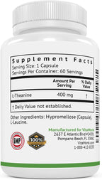 VitaMonk L-Teanina 400mg - 60 Cápsulas