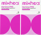 Hertime PMS - Apoya un Ciclo Menstrual Saludable - con Minerales, Raíz de Peonía, Ginseng Siberiano - Sin Azúcar - 15 Sobres - Limonada de Frambuesa