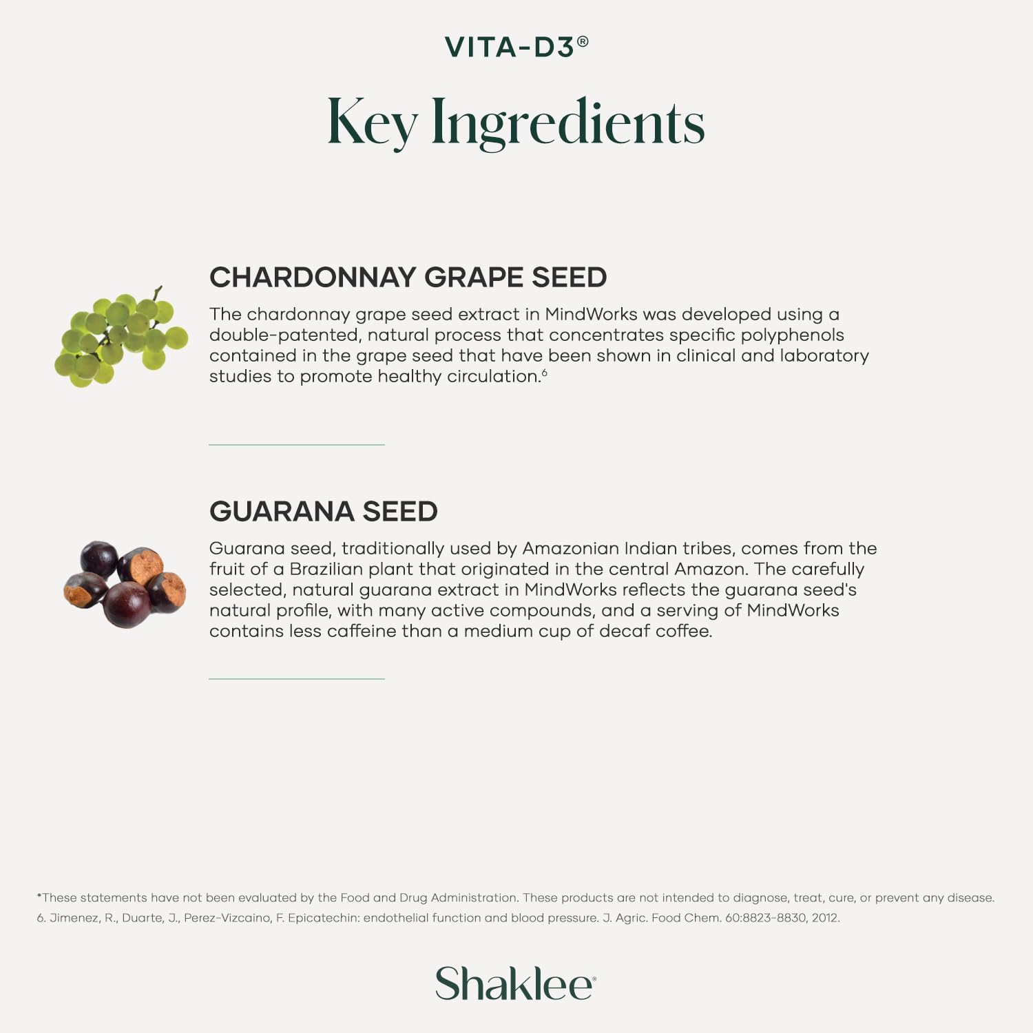 Shaklee MindWorks – Suplemento para la función cognitiva – 30 comprimidos