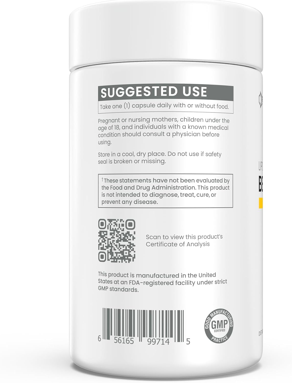 Renue By Science Berberina Liposomal 250 mg, 90 Cápsulas