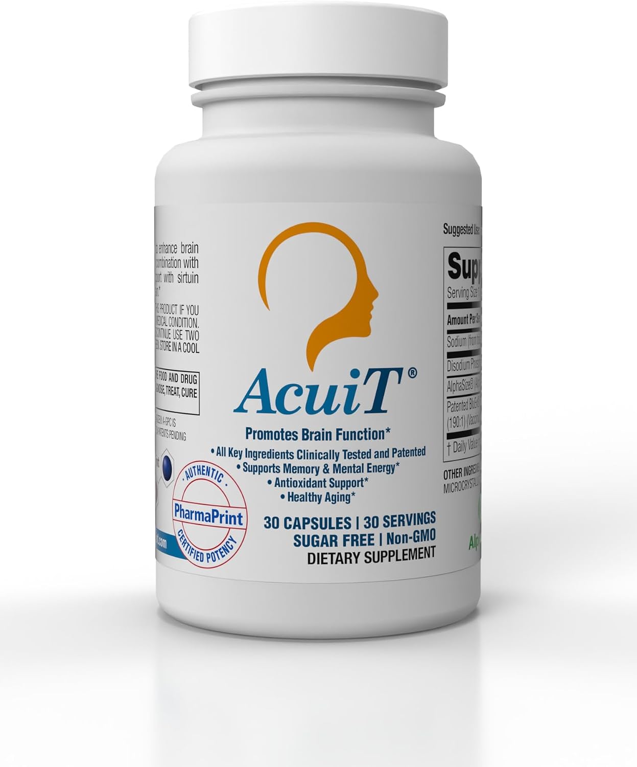 PharmaPrint AcuiT - Suplemento Dietético, 30 comprimidos