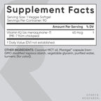 Sports Research Vitamina K2 (MK-7) 45mcg con Aceite de Coco MCT - 90 Cápsulas Vegetales Veganas