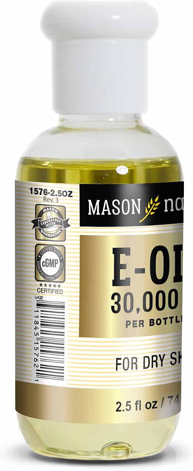MASON NATURAL Pure Vitamin E Oil 30,000 IU 2.5 fl oz