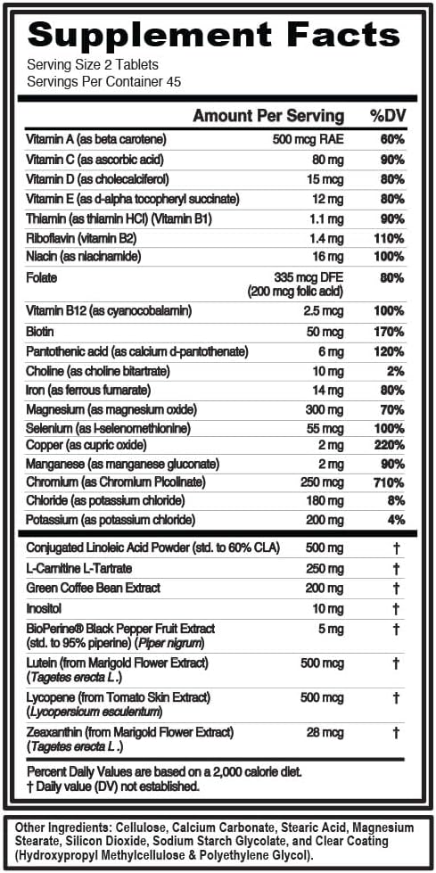 Evlution Nutrition VitaLean - Multivitamínico con Apoyo para Pérdida de Peso - 45 dosis