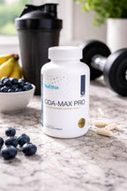 NuEthix Formulations GDA-MAX PRO, Suplemento con Berberina HCL Doble Concentración, Apoyo al Metabolismo de la Glucosa, 90 Cápsulas