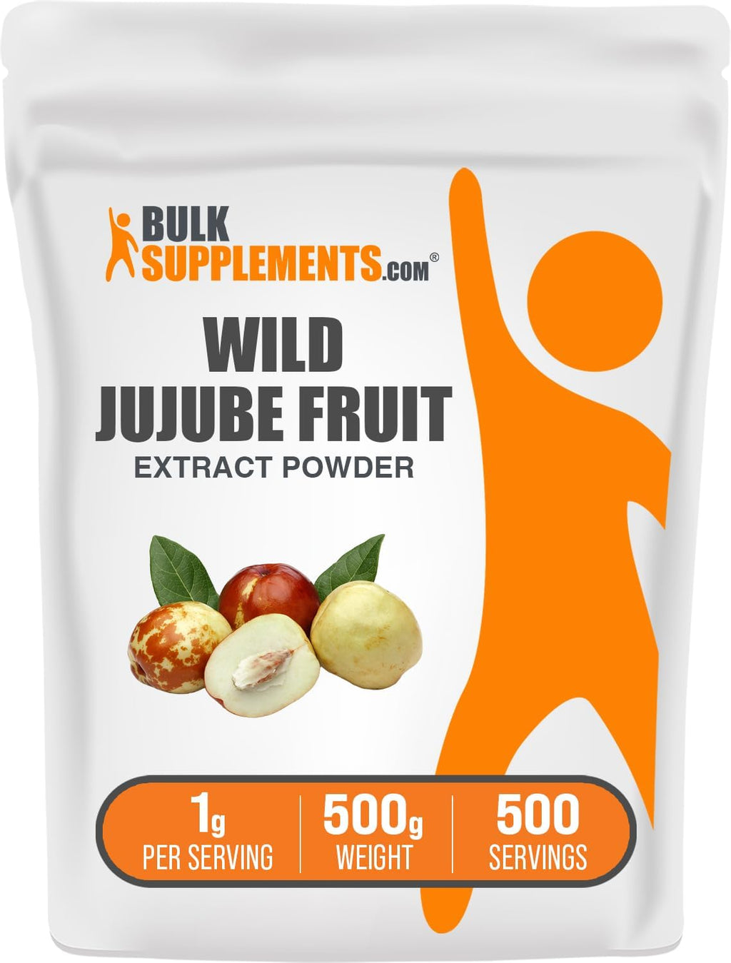 BulkSupplements.com Extracto de Azufaifo Silvestre en Polvo - 500g