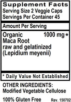 Maca, 90 Cápsulas Vegetarianas – Holly Hill Health Foods