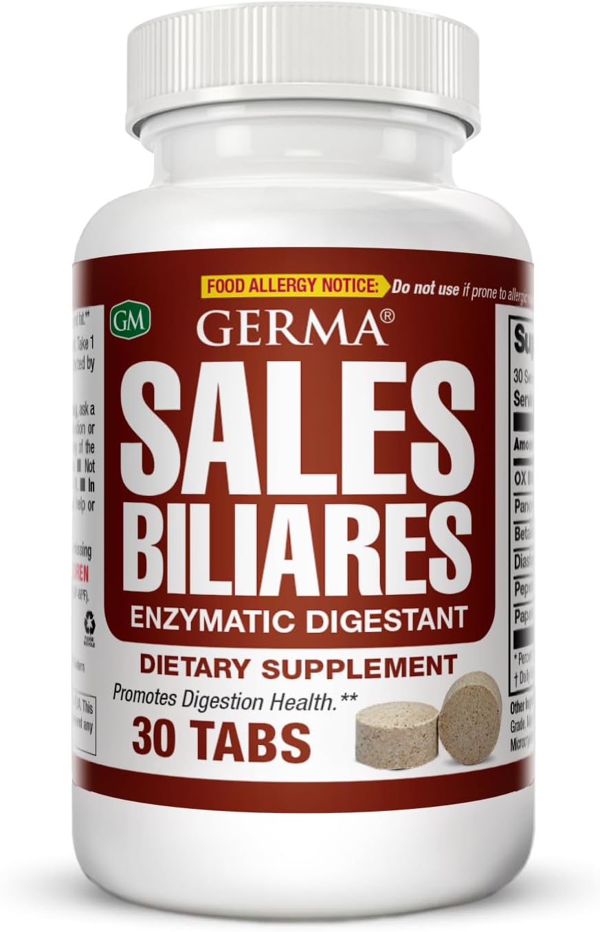 Germa Sales Biliares Suplemento Dietético Natural Ayuda Hígado 30 Comprimidos