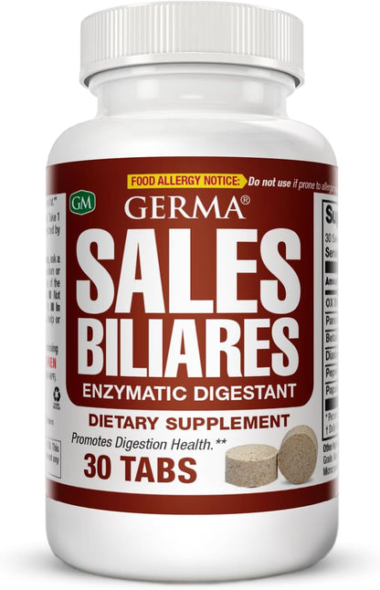 Germa Sales Biliares Suplemento Dietético Natural Ayuda Hígado 30 Comprimidos – Image 4