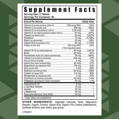 Youngevity Ultimate Daily Mega – Metabolismo energético: Las vitaminas B1, B2, B3, B5, B6, B8, B12 y la vitamina C – Image 2
