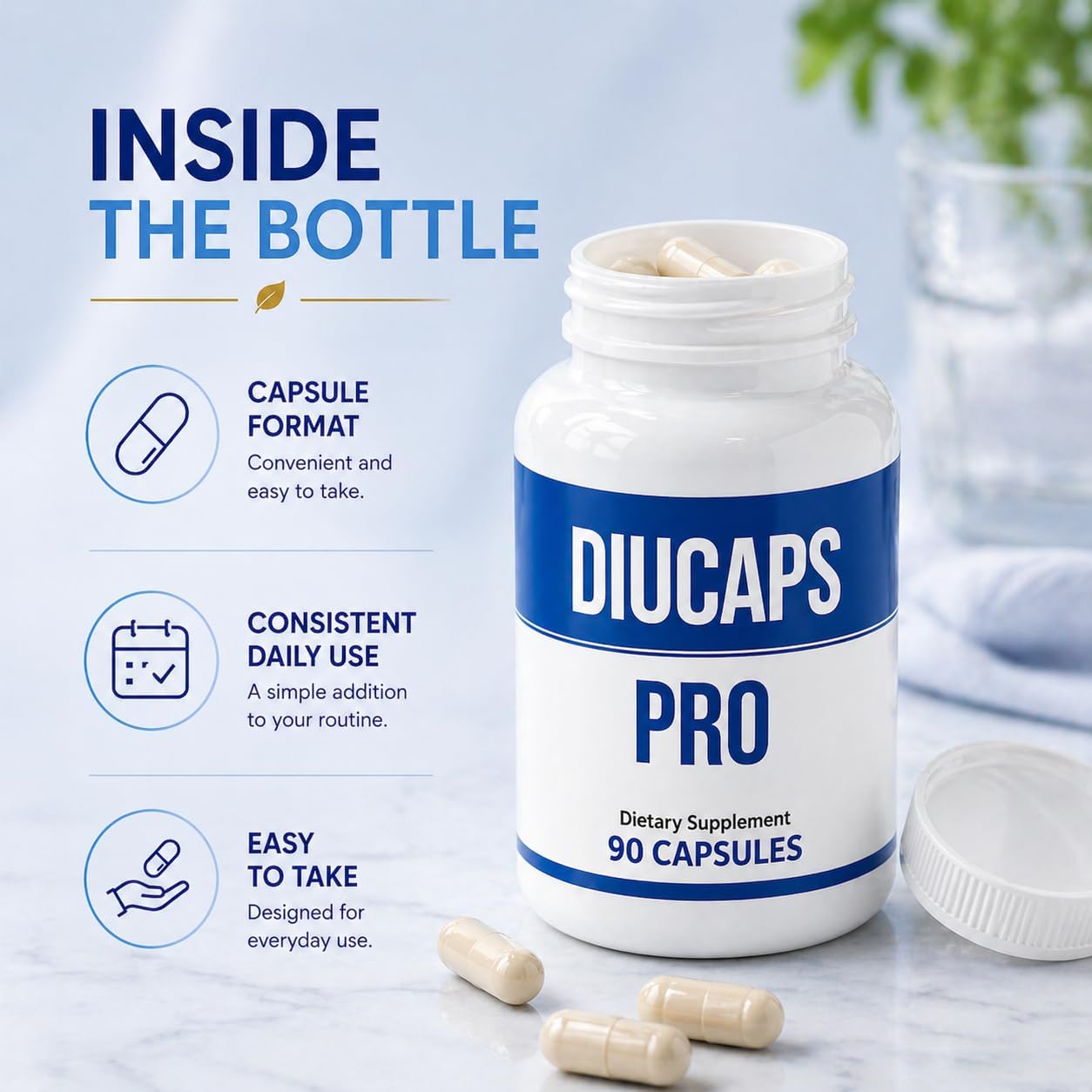Legere Pharmaceuticals Diucaps 90 Cápsulas