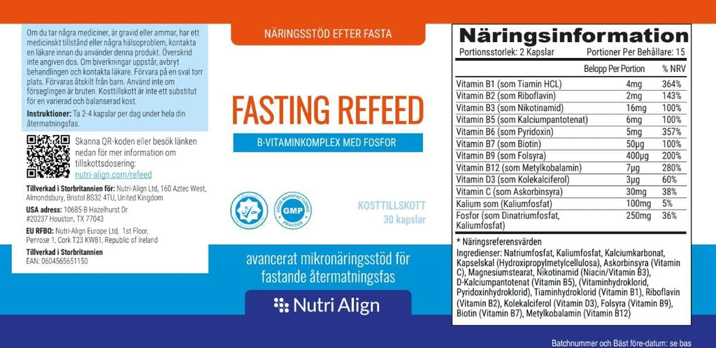 Nutri-Align Fasting Refeed Multivitamin - 30 Cápsulas