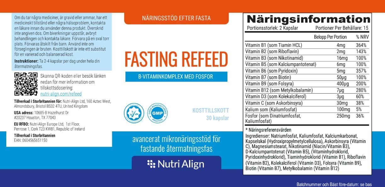 Nutri-Align Fasting Refeed Multivitamin - 30 Cápsulas