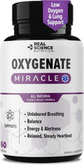 Real Science Oxygenate Miracle – Apoyo Respiratorio y Circulatorio Diario, 60 Cápsulas
