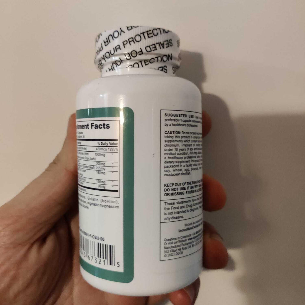 FitCose 1C – Complemento con Berberina, Cromo y Canela