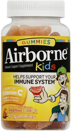 Airborne Gominolas de Vitamina C y Zinc para Niños, 126 uds (3 Envases)