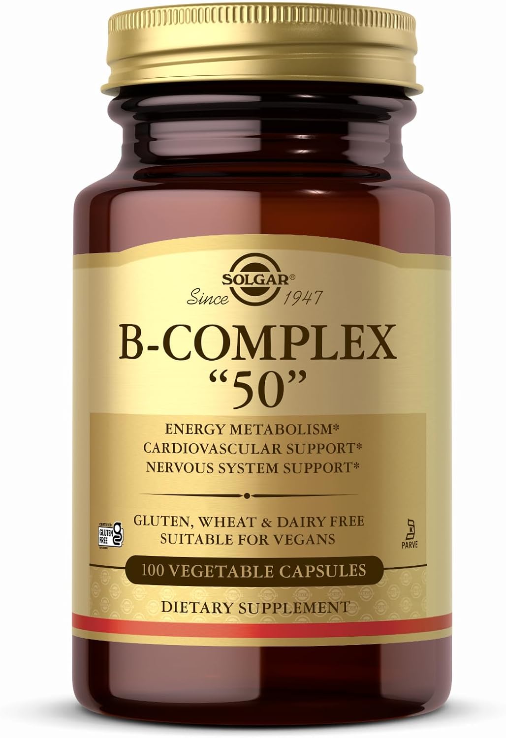 Solgar B-Complex "50" - 100 Cápsulas Vegetales