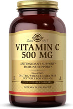 Solgar Vitamin C 500 mg, 250 Vegetable Capsules