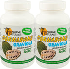 Sunshine Naturals Graviola Suplemento - 800 mg, 60 Cápsulas