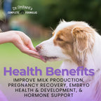 Dr Orchards Pregnancy Pro Vitaminas prenatales para perros - Suplemento premium para embarazo, lactancia y salud del cachorro, 90 comprimidos