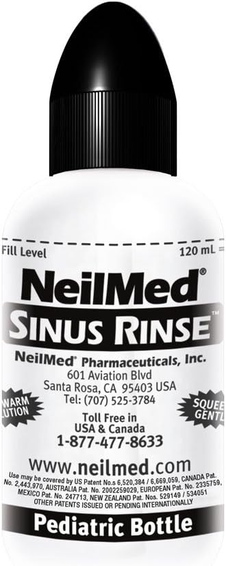 NeilMed Sinus Rinse Kids - Kit de Lavado Nasal Natural - 60 Sobres Premesclados