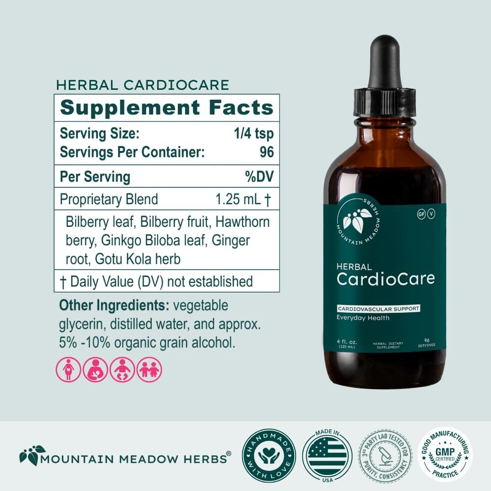 Mountain Meadow Herbs Herbal CardioCare - 118ml (4oz) - Apoyo Cardiovascular