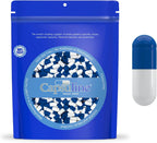 Capsuline Cápsulas de Gelatina Vacías Tamaño 00 - Certificadas Kosher, Bovinas Puras, Sin Gluten - 1000 Unidades, Azul/Blanco