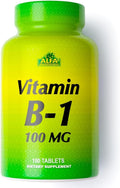 ALFA VITAMINS Vitamina B-1 100 mg, 100 comprimidos
