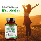 Dr. HERBALIST Extracto de Mucuna Pruriens 350mg - 60 Cápsulas Veganas | No Transgénico | Absorción Rápida
