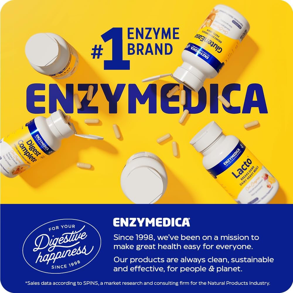 Enzymedica Berberine Phytosome - Suplemento de Berberina de Alta Absorción - 60 Cápsulas