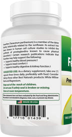 Best Naturals Matricaria (Feverfew) 380 mg 180 Cápsulas