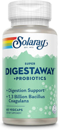 SOLARAY Super Digestaway Plus Probiotics – Digestive Enzymes with Probiotics