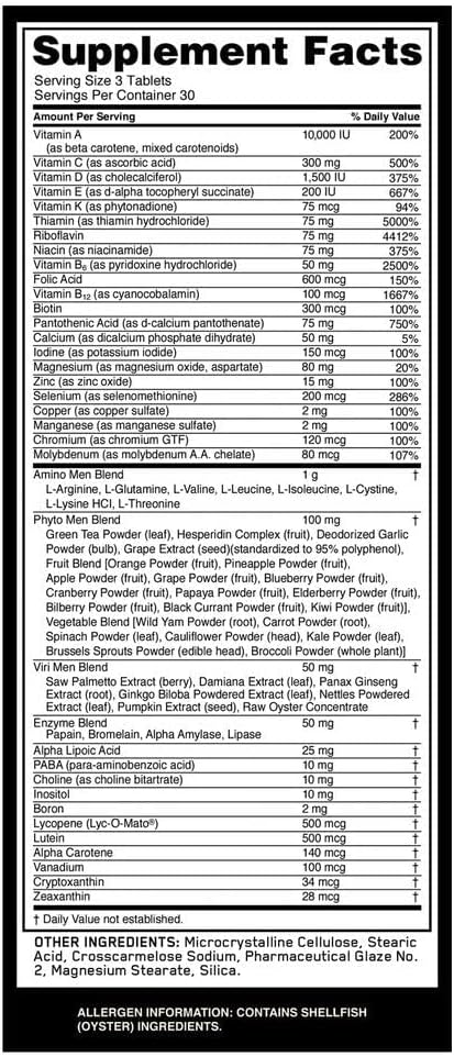 Opti-Men Multivitamínico Diario, 90 comprimidos