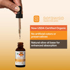 Serawise Organic Liquid Vitamin D3 with K2 - 30 ml