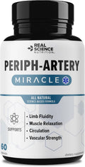 Real Science Periph-Artery – Suplemento Vascular para la Circulación y Fuerza Arterial – con Vinitrox y GABA – 60 Cápsulas