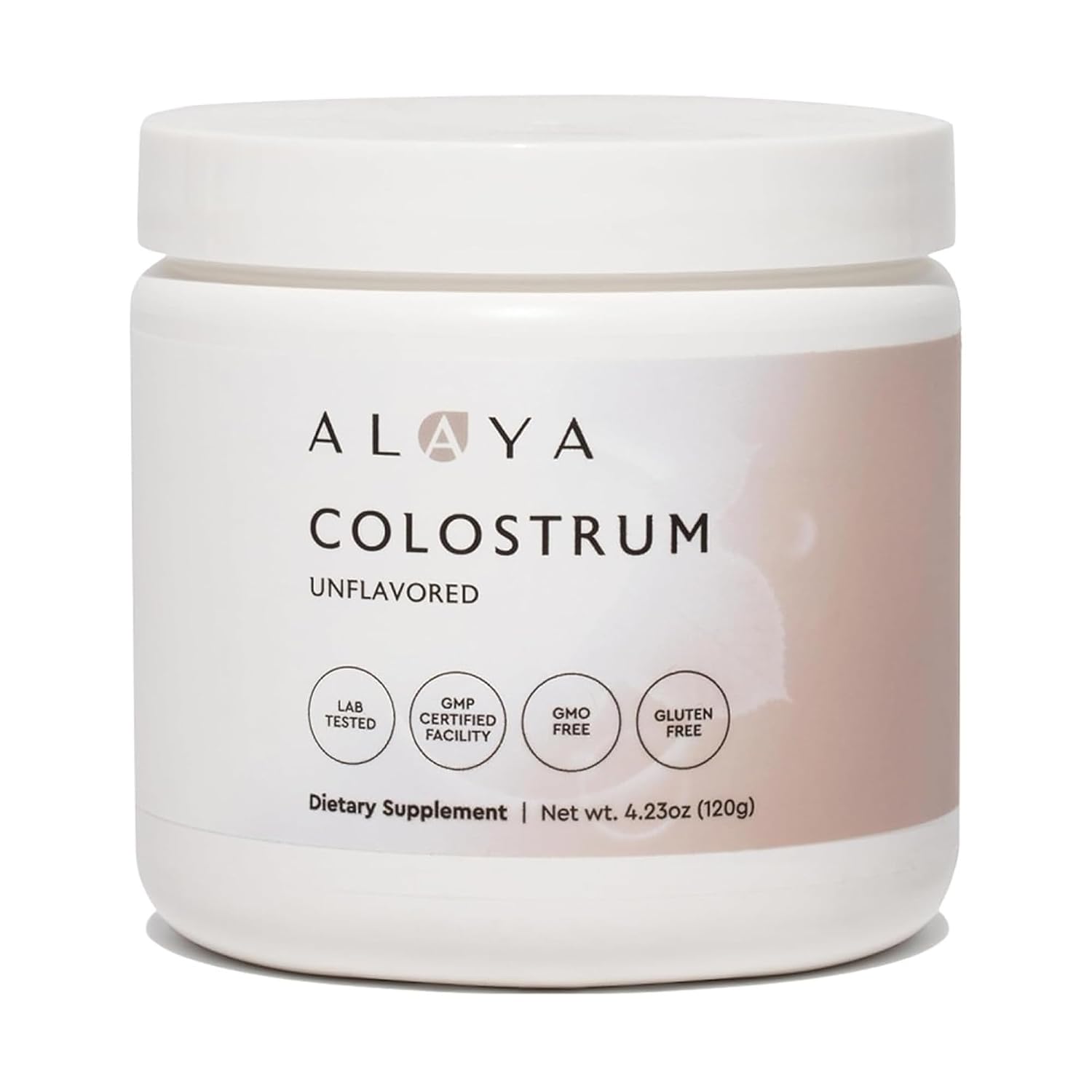 Calostro Bovino en Polvo Alaya Naturals – Superalimento, Calostro Bioactivo para la Salud Digestiva, Apoyo Inmunitario, Equilibrio Hormonal y Recuperación Muscular, Biodisponible, No Transgénico, Sin Gluten