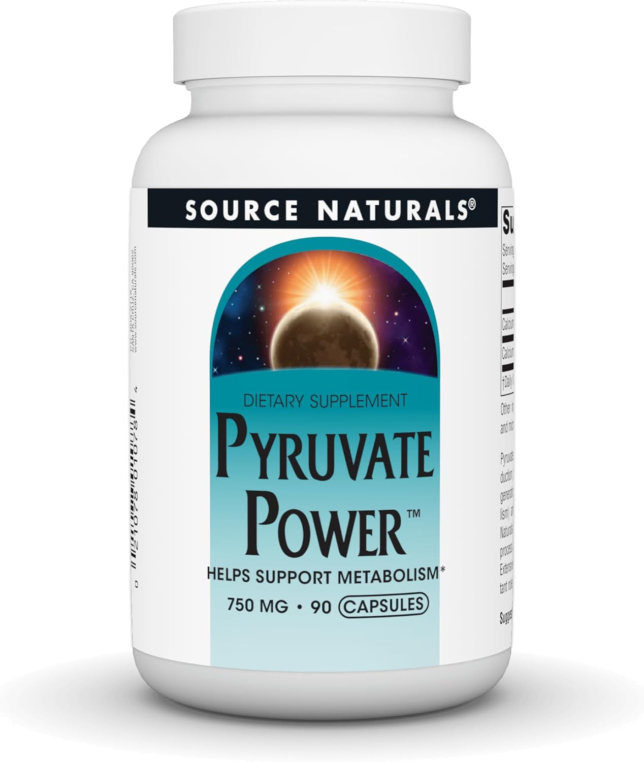 Source Naturals Pyruvate Power 750mg - 90 Cápsulas